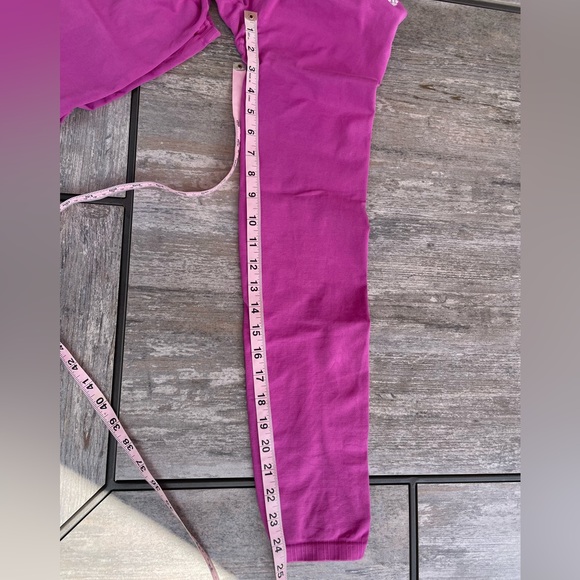 Free People Movement karma leggings hot pink size Medium Large M/L NWT - Picture 4 of 16